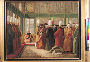 Reception of the French Ambassador by the Grand Vizier in Constantinople